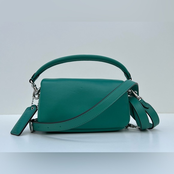 COACH Aqua Soft Pillow Tabby 18 In Nappa Leather - Picture 2 of 12